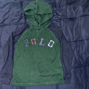 Boys Polo Sweater Hoodie